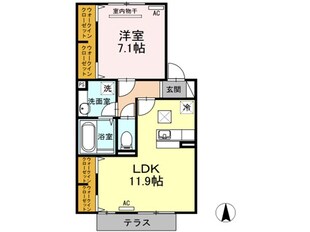 ラ・愛夏・ミミの物件間取画像